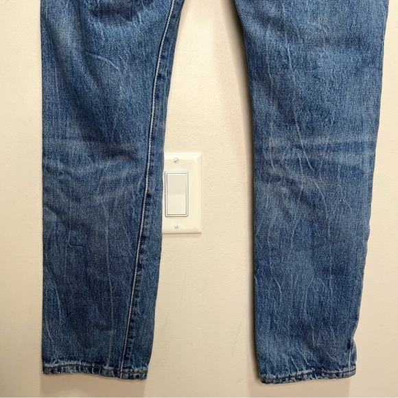 Levi’s 501 Distressed Straight Leg Jeans Button Fly Size 25 - Picture 8 of 14